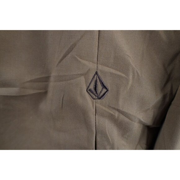Vintage Volcom Stone Mens Size Large Faded Surf Skateboard Bomber Jacket Brown - Picture 4 of 15